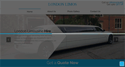 Desktop Screenshot of londonlimos.co.uk